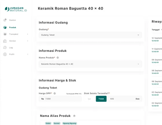 Mulai Berjualan di Juragan Material Sekarang!