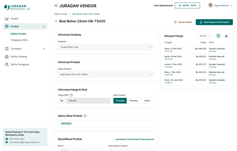 Juragan Material - Kelola Penjualan Secara Mudah