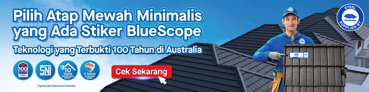 Steel Supplied By BlueScope - Pariwara Slider Banner