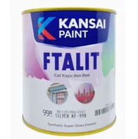 Foto dari produk Cat Besi Kansai Ftalit Gloss 1kg - 115-445 Sunkist Orange