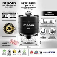 Foto dari produk Tangki Air Mpoin Drain 2000 Liter