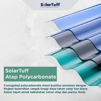 Foto dari produk Polycarbonate Solartuff Greca - Ice White, Panjang 6m