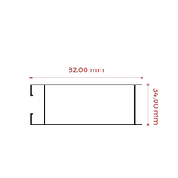 Foto dari produk Profil Alumunium Alexindo Tiang Polos Besar 4" 0490