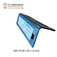Foto dari produk Besi Profil Union Metal Siku Lubang QSA 75 (35 x 35 x 1.8mm) - 3 meter