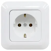 Foto dari produk Aksesoris Listrik Broco Stop Kontak Gracio White 4151-55