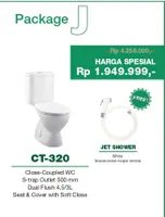 Foto dari produk PROMO Closet Duduk Wasser CT-320 