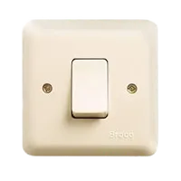 Foto dari produk Aksesoris Listrik Broco Saklar Single 1G 6621 Cream