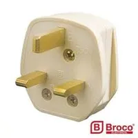 Foto dari produk Aksesoris Listrik Broco Steker AC Kaki 3 Kuningan 7110