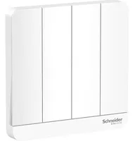 Foto dari produk Aksesoris Listrik Schneider Avataron E8334LILED_WE_G3 (4 Gang 1 Arah)