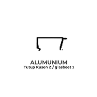 Foto dari produk Profil Alumunium Alexindo Glass Bite 4" 4409