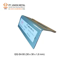 Foto dari produk Besi Profil Union Metal Siku Lubang QQ SA 80 (38 x 38 x 1.6mm) - 3 meter