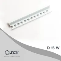 Foto dari produk Sudutan Tembok SCK Corner Bead UPVC PVC D15W - Panjang 2.2m