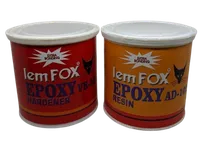 Foto dari produk Lem Epoxy Fox Resin + Hardener 1.5kg Set