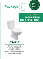 Foto dari produk PROMO Closet Duduk Wasser CT-315