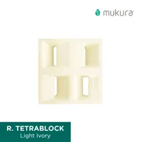 Foto dari produk Roster Mukura 20 x 20 Tetrablock Light Ivory