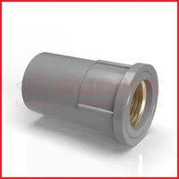 Foto dari produk Aksesoris Pipa Rucika PVC Faucet Socket With Metal Insert  1/2" Tipe AW