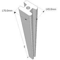 Foto dari produk Tiang Beton BJS K225 (t 2.5m)