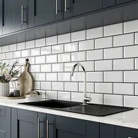 Foto dari produk Keramik Mulia Signature Metro Bevel - 10x20, White