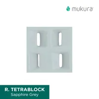 Foto dari produk Roster Mukura 20 x 20 Tetrablock Sapphire Grey