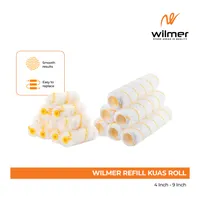 Foto dari produk Alat Bantu Kerja Wilmer Refill Kuas Roll Bulu - 9"