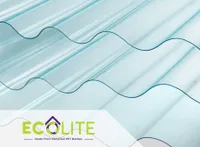 Foto dari produk Atap Spandek Ecolite Clear Tebal 1mm - Panjang 4 Meter