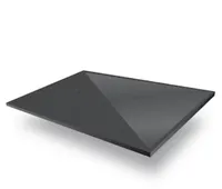 Foto dari produk Panel Alcopan ACP PVDF 4 mm Aluskin 0.3 mm - Black Silver Kpf 2006