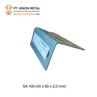 Foto dari produk Besi Profil Union Metal Siku Lubang SA 100 (60 x 40 x 2mm) - 4 meter
