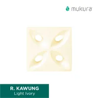 Foto dari produk Roster Mukura 20 x 20 Kawung Light Ivory