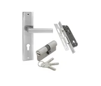 Foto dari produk Pegangan Pintu Solid Small Handle On Plate SHP 84.02