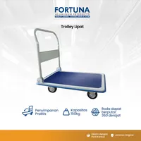 Foto dari produk Alat Bantu Kerja Fortuna Trolly Lipat 150 Kg