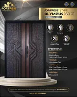 Foto dari produk Pintu Besi/Baja Fortress Olympus Double - Hitam