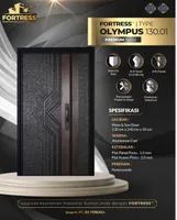 Foto dari produk Pintu Besi/Baja Fortress Olympus Mother & Son 130 - Hitam
