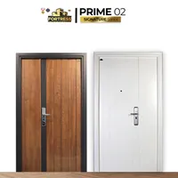 Foto dari produk Pintu Besi/Baja Fortress Prime Mother & Son Type 02 - 120x220, Arah Bukaan Kanan, Urat Kayu