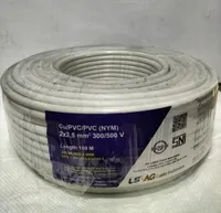Foto dari produk Kabel Listrik LSAG NYM 2 x 2.5 MM2 - Putih
