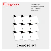Foto dari produk Keramik Ellagress Cutting Mosaic 30MC 10PT - 30x30cm, Glossy