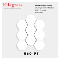 Foto dari produk Keramik Ellagress Cutting Mosaic H60 PT - 30x30cm, Glossy