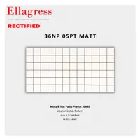 Foto dari produk Keramik Ellagress Precut 36NP 05PT MATT - 30x60cm, 5x5cm, Putih Matt