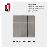 Foto dari produk Keramik Noble Tile Mosaic MICK 10 MCM - 30x30 Cm, 97x97 Mm