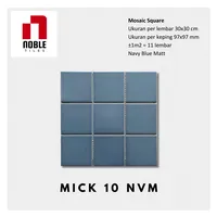 Foto dari produk Keramik Noble Tile Mosaic MICK 10 NVM - 30x30 Cm, 97x97 Mm