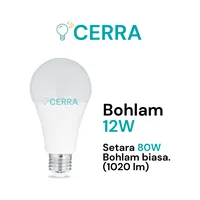 Foto dari produk Lampu & Armatur  Luxmenn LED CRA - BD012D / 12 Watt / Lampu Bohlam - Putih ( 6000k )