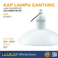 Foto dari produk Lampu & Armatur  Luxmenn LED LUX - HSE27 /03 / KP /  Kap Fitting Lampu Gantung Bohlam E27, Plastik, Outdoor