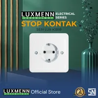 Foto dari produk Outlet Listrik Luxmenn Stop Kontak Seri KIB1B - Putih