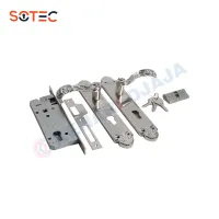 Foto dari produk Pegangan Pintu Sotec Handle Set HPS.854 SN