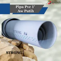 Foto dari produk Pipa PVC Strong Ukuran 1" Tipe AW Warna Putih