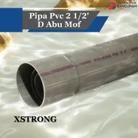 Foto dari produk Pipa PVC Xstrong Mof Ukuran 2 1/2" Tipe D Warna Abu