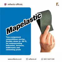 Foto dari produk Semen Mapei Mapelastic 32kg 2 Komponen (24 Kg Bubuk + 8 Kg Cairan)