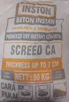 Foto dari produk Beton Instan Inston Screed CA K175 50kg