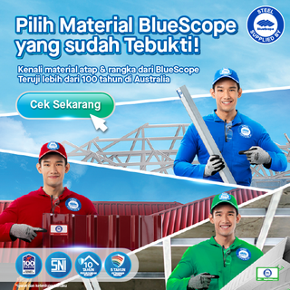 Steel Supplied By BlueScope - Pariwara Slider Banner