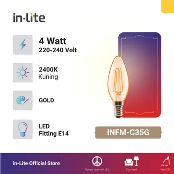 Gambar Lampu & Armatur  In-Lite INFM-C35G / 4 Watt di Juragan Material