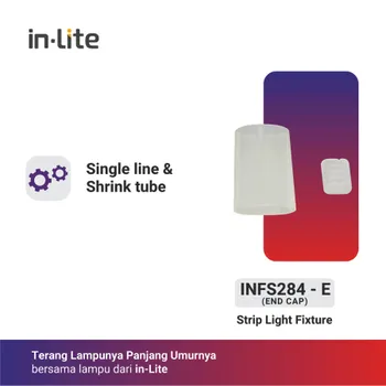 Gambar Aksesoris Listrik In-Lite End Cap / INFS284 - E di Juragan Material